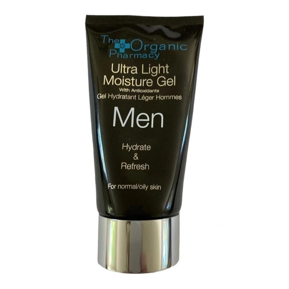 NWT The Organic Pharmacy Men's 2.50 oz. Ultra Light Moisture Gel